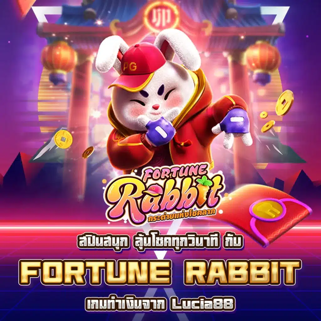 สปินสนุก ลุ้นโชคทุกวินาที กับ Fortune Rabbit เกมทำเงินจาก Lucia88