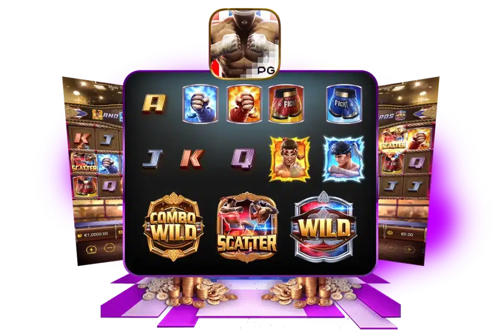 สัญลักษณ์เด่นภายในเกม Muay Thai Champion และความหมาย