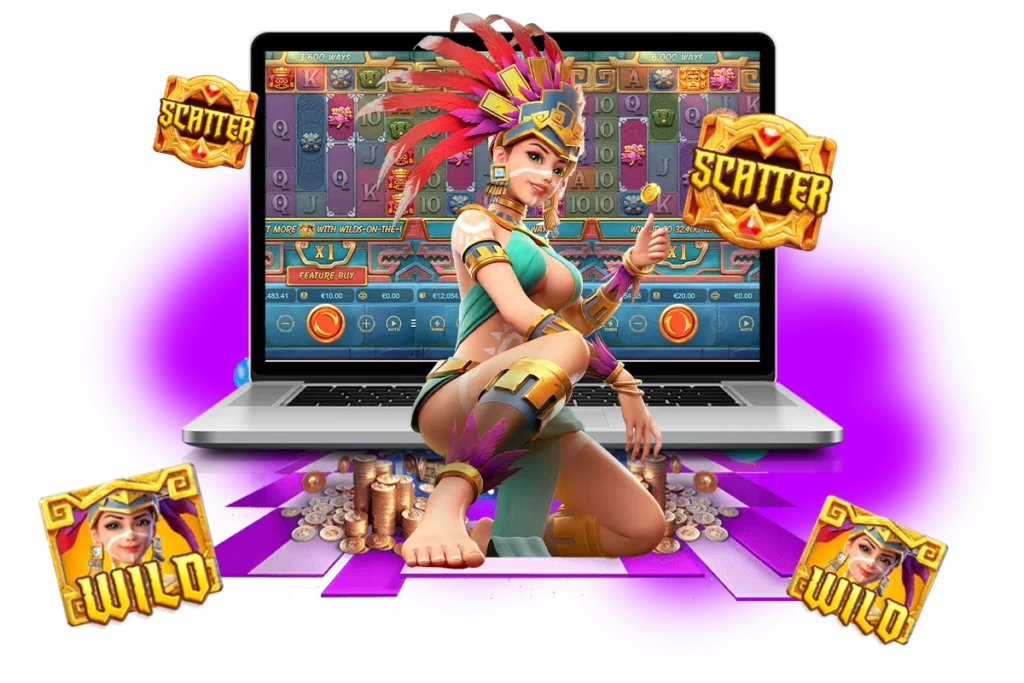 กราฟิกและเสียงประกอบภายในเกม Treasures of Aztec